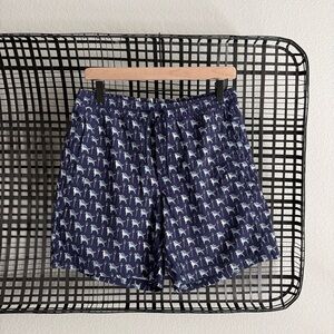 Birddogs blue printed Pegasus shorts